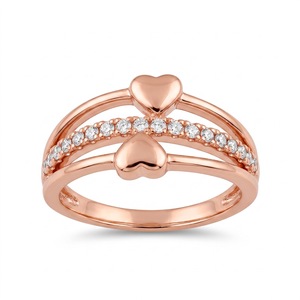 Bague en platine PT950 pour femme avec diamant en forme de cœur, diamants naturels taille brillant ronde couleur G, style romantique pour fiançailles - Product Image 4