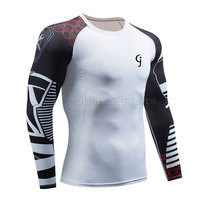 Conception personnalisée, créez votre propre rashguard respirant pour hommes adultes - Vêtements d'entraînement à marque privée en stock