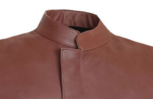Gilet de moto en cuir de vache véritable pour homme, gilet en cuir sans manches classique pour motards - Product Image 4