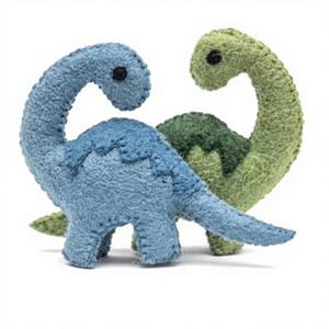 ตุ๊กตาไดโนเสาร์ทำมือจากขนสัตว์ งานฝีมือสุดน่ารัก ของตกแต่ง ของขวัญรักษ์โลก สไตล์มอนเตสซอรี่ ของประดับตกแต่งรูปสัตว์ ขายส่ง - Product Image 3