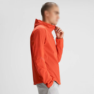 Men's Waterproof Breathable Windbreaker outdoor <b>Jacket</b> with Zipper Hood Outdoor Sports Training Protection <b>jacket</b> - Product Image 3