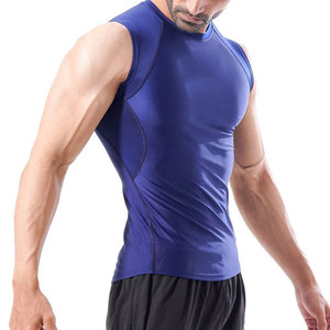 เสื้อกล้ามออกกำลังกายผู้ชาย ยืดหยุ่นได้ ผลิตจากโพลีเอสเตอร์ผสมอีลาสเทน กระชับรูปร่าง สไตล์วินเทจ สำหรับเล่นกีฬา ลดราคาจากโรงงาน - Product Image 2