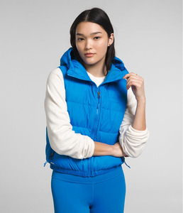 Chaqueta Acolchada con Capucha para Mujer, Negra, de Forro Polar, Cierre de Cremallera, Exterior de Poliéster, Transpirable, Resistente al Viento, Ropa de Invierno - Product Image 1