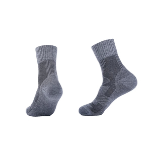 Custom Merino Wool Anti-Bacterial Men's Warm Winter Thermal Crew <b>Socks</b> Breathable <b>Moisture</b> Wicking Hiking Outdoor Casual - Product Image 1
