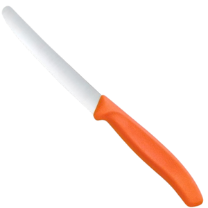 Cuchillos de Cocina con Mango Naranja, Hoja Afilada de Acero Inoxidable, Cuchillos Profesionales para Cortar Carne, Frutas, Verduras y Alimentos - Product Image 4