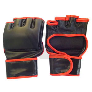 Custom Logo Genuine Leather MMA Gloves for Competition Soft <b>Foam</b> <b>Padding</b> Superior Craftsmanship UFC Fight MMA Grappling Gloves - Product Image 4