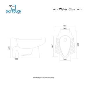 Fabricant en gros vendant des toilettes en céramique blanches de qualité supérieure, design personnalisé, fabriquées en Inde. - Product Image 3