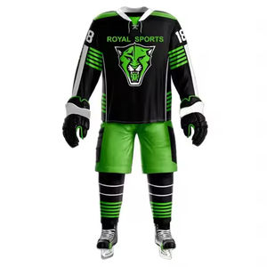 ชุดยูนิฟอร์มฮอกกี้น้ำแข็งแบบยูนิเซ็กซ์ ราคาสมเหตุสมผล แขนสั้น คุณภาพสูง กันยับ ดีไซน์สวยทันสมัย ตามเทรนด์แฟชั่นล่าสุด - Product Image 1