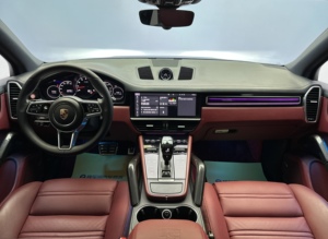 Pour Cayenne 2019 3.0T Turbo 340 ch V6 R20 Cuir foncé Conduite à gauche Toit ouvrant panoramique 39 <span class=keywords><strong>767</strong></span> milles - Product Image 4
