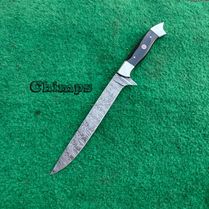 Couteaux de Chef en Acier Damas de Haute Qualité, Flexibles, Forgés à la Main, Écologiques, Personnalisables, pour la Pêche en Plein Air, la Découpe de Fruits et l'Utilisation en Cuisine - Product Image 5