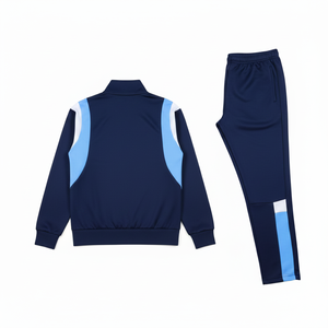 Conjunto Deportivo de Fútbol Personalizado para Hombre, 100% Poliéster, Sublimado, de Secado Rápido y Transpirable, Chaqueta con Cierre y Pantalones Jogger - Product Image 6