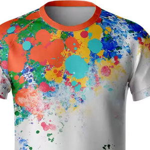 T-shirt pour homme à sublimation, fabrication professionnelle, tendance, manches courtes, nouvelle arrivée, vente chaude - Product Image 6