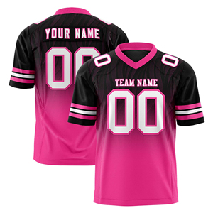 Customizable American Football Jersey Fashion Embroidery Unisex XL <b>Size</b> Printed Sublimation Techniques <b>Top</b>-Design Shirts Adults - Product Image 1