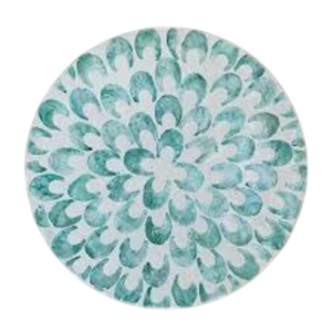 Eco-Friendly Natural Mother Of Pearl Sea Shell Inlay Wood Charger <b>Plate</b> Round Luxury <b>Decorative</b> <b>Plate</b> For Wedding & Hotel Table - Product Image 6
