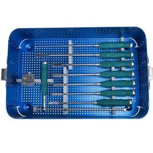 Juego de 38 Piezas de Herramientas Ortopédicas Cervicales para Cirugía de Columna Vertebral, Laminectomía, Juego de Tornillos Canulados de 6.5 mm, Hechos de Acero, DENTAVEX CORPORATION - Product Image 1
