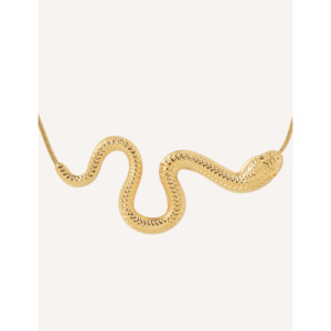 Accessorio alla moda collana in acciaio inossidabile dorato YXQ 63 - Product Image 1