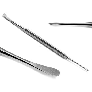 Juego de 3 herramientas dentales premium para modelar cera, instrumentos de laboratorio de acero inoxidable con agarre moleteado y doble punta - Product Image 1