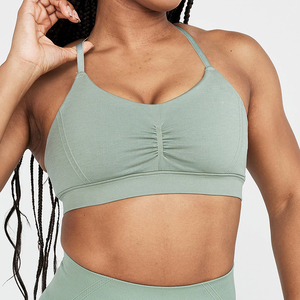 Women Racerback Sports <b>Bra</b> Soft Workout Fitness Top Lightweight Running Yoga Activewear Gym Training Wear - Product Image 4
