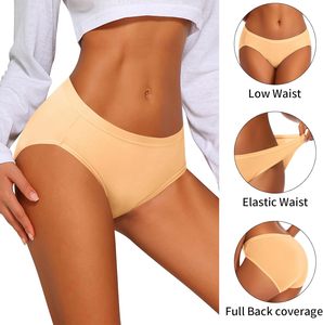 Braguitas para Mujer, Tela Suave, Transpirable, Elásticas, Ajuste Seguro, Cobertura Total, Uso Diario, Lisas, Venta Directa de Fábrica - Product Image 6