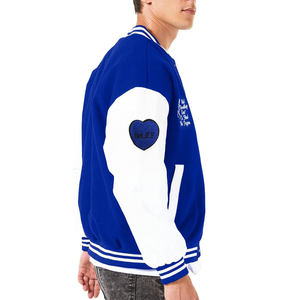Chaqueta Varsity Personalizada de Alta Calidad para Hombre, Chaqueta Bomber con Bordado de Letras, Fabricante - Product Image 5