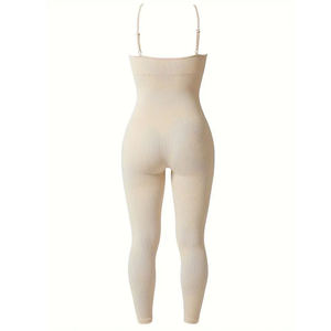 Combinaison de sport une pièce pour femme, sexy, décontractée, pour entraînement, fitness et yoga, couleur unie - Product Image 1