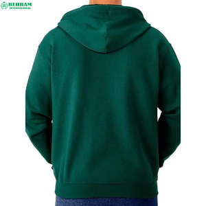 เสื้อฮู้ดซิปคุณภาพดี ยูนิเซ็กซ์ ผ้าฟลีซเฟรนช์เทอร์รี่ 350 GSM ทรงโอเวอร์ไซส์ มีกระเป๋าหน้า เสื้อฮู้ดซิปและเสื้อสเวตเชิร์ต - Product Image 3