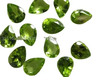 Natural Peridot Pear Faceted Cut 6X9MM Green Color Wholesale Loose Gemstone Top Quality For Jewelry Making At wholesale price