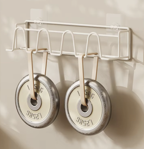 Wall Mounted Foldable Slipper Rack Bathroom <b>Shoe</b> Storage <b>Holder</b> with Towel Bar Clothes Hanger Organizer Rack - Product Image 5