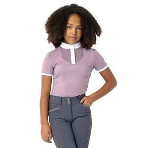 Camisa de Equitación de Manga Corta para Mujer, de Malla, con Logotipo Personalizado, Ligera, de la Mejor Calidad, al Mejor Precio - Product Image 4