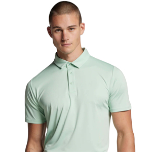 T-shirt décontracté d'été pour homme en polyester/coton, respirant, anti-boulochage, imprimé uni, à manches courtes, en toile tricotée unie - Product Image 2