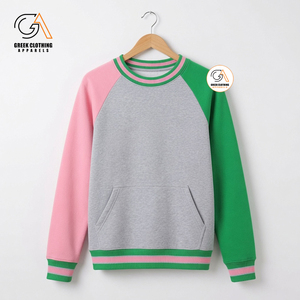 Sweat-shirt à col rond personnalisé en molleton de coton pour femme, broderie Alpha |   Kapa |   Tendances de la mode hivernale, écologiques et durables - Product Image 4