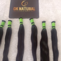 Extensions de cheveux humains vierges bruts sans trame, texture naturelle pour tresseurs professionnels