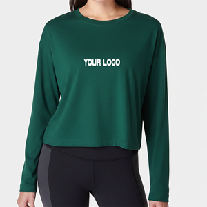 High Quality Eco-Friendly Fashionable Fitted Bottom Short Sleeve T Shirts Breathable Summer Wear Hip Hop Style Women Appliques - Product Image 5