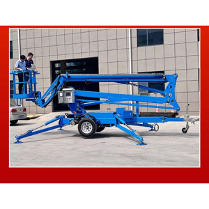 Điện tự hành thẳng bùng nổ khớp nối bùng nổ nền tảng làm việc trên không 12m đến <span class=keywords><strong>24M</strong></span> Kính thiên văn nhện xe gấp cánh tay nâng - Product Image 6