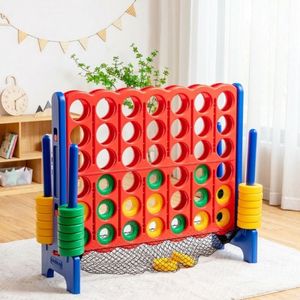 Juego de Piso Gigante 4 en Raya con Red de Almacenamiento para Recreación al Aire Libre - Product Image 3