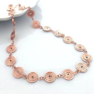 Collar de Cobre Vintage, Joyería Hecha a Mano, Accesorio para Mujeres que Buscan una Moda Única y Elegante - Product Image 6