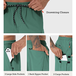Shorts cargo pour hommes à prix abordable, shorts de travail personnalisés, service OEM en gros, shorts cargo de sport respirants et à séchage rapide - Product Image 5