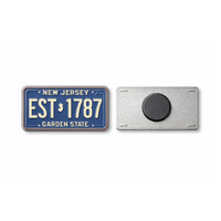 Regalos de Viaje para Recorridos por la Ciudad, Recuerdo Personalizado, Placa Metálica Duradera con Recorte, Imán Promocional para Refrigerador