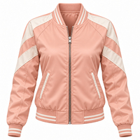 Blouson bomber pour femme, haute qualité, imperméable, grande taille, nouveau design, coupe courte, blousons bomber de sport personnalisés