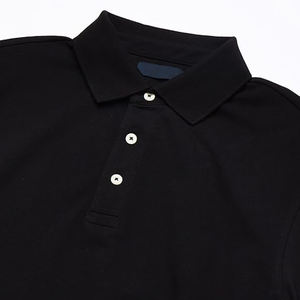 Camiseta Polo Azul para Hombre al por Mayor, Manga Corta, Tela Piqué, Ropa de Trabajo y Casual, Logotipo Personalizado OEM - Product Image 4