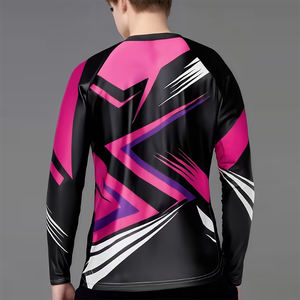 Camiseta de Manga Larga para Hombre, Corte Regular, Ligera, 220 Gramos, Transpirable, Ecológica, Diseño de Impresión por Sublimación - Product Image 6