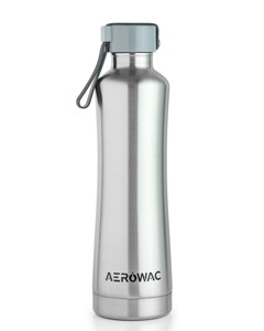 stainless steel vacuum insulated water bottle strap handle flask double wall <b>metal</b> drinkware leakproof reusable portable - Product Image 4