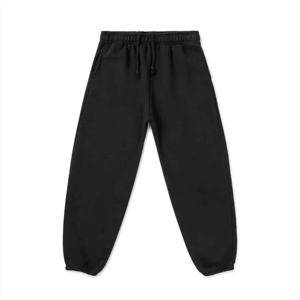 Pantalon de jogging pour homme de haute qualité, personnalisé OEM, décontracté, fitness, léger, noir - Product Image 1