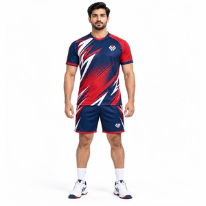 Tenues de handball sportives haut de gamme : Ensemble maillot et short légers, respirants et confortables, idéaux pour le handball - Product Image 4