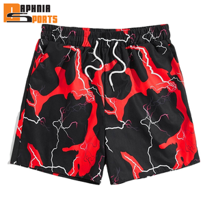 Pantalones Cortos Deportivos para Hombre, con Cordón, de Secado Rápido, para Gimnasio, Fitness, Correr, Entrenamiento, Sublimados - Product Image 1