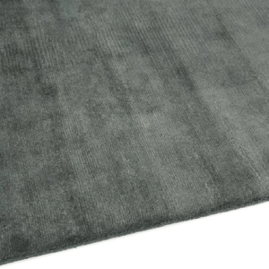 Alfombra Tejida a Mano Color Verde Salvia Carbón, Alfombra Premium Tejida a Mano en Verde Gris, Alfombra Hecha a Mano con Textura Sólida - Product Image 2