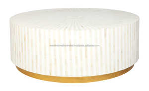 Table basse incrustée d'os de conception unique Design élégant pour un impact durable pour les occasions de baptême - Product Image 2