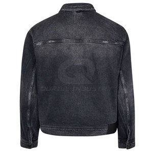 Veste en jean pour homme de haute qualité, style décontracté, coupe confortable, durable, respirante, coupe-vent, pour l'hiver et le quotidien - Product Image 2