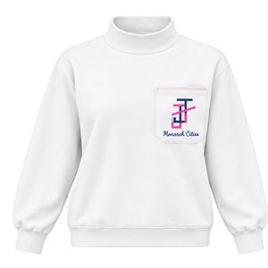 เสื้อสเวตเชิ้ตคอเต่าผู้หญิงพรีเมียม ผ้าฝ้ายฟลีซเนื้อนุ่ม สวมใส่สบาย แขนยาว คอสูง สไตล์ลำลอง พิมพ์โลโก้ได้ตามต้องการ เสื้อผ้าสตรีทแวร์ - Product Image 1