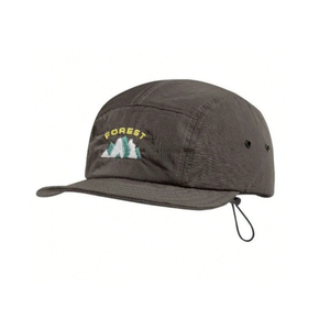Vente en gros Casquette personnalisée à 5 panneaux avec logo brodé Chapeau d'aventure en plein air avec cordon de serrage pour le camping, la randonnée et un usage quotidien - Product Image 3